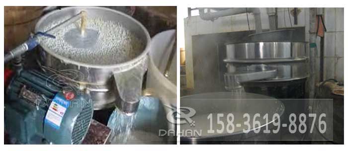 豆漿過濾振動篩案例展示 豆漿過濾振動篩案例展示