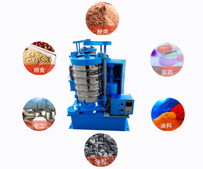 拍擊式標準振篩機適用范圍:粉狀,醫(yī)藥,糧食,石沙,化工,涂料等