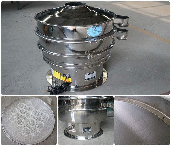 1000型全不銹鋼振動(dòng)篩細(xì)節(jié)展示:振動(dòng)篩網(wǎng),震動(dòng)篩底座,振動(dòng)篩篩網(wǎng)。