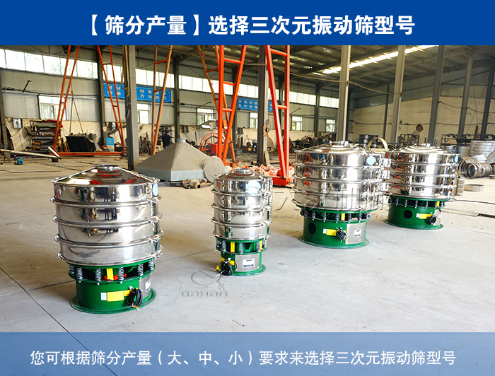 三次元振動篩